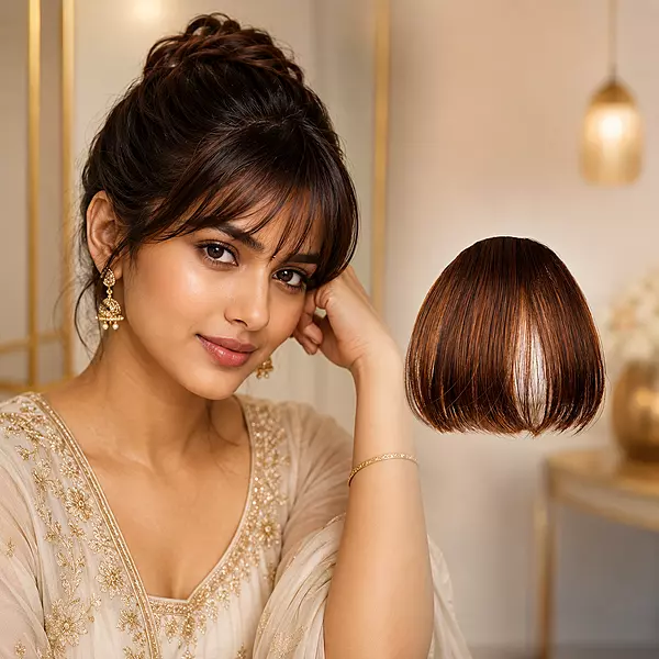 Aurelia Bangs without Temple | Human Hair