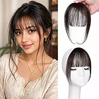 Aurelia Bangs with Temple | Human Hair