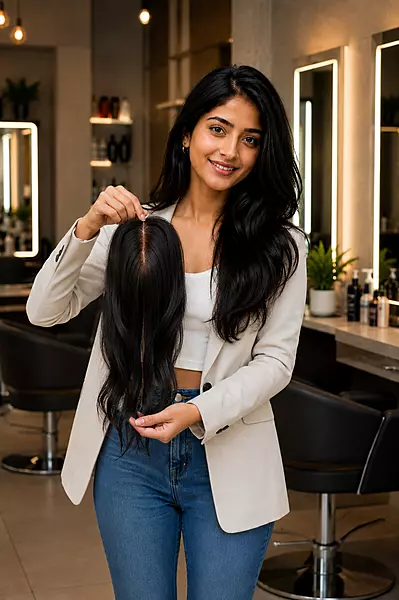 Aurelia Elite Hair Topper 4 x 4 inch for women