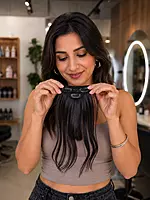 Ladies Clip in Bangs | Human Hair