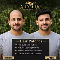 Aurelia Elite Men's Patches | 100% Human Hair